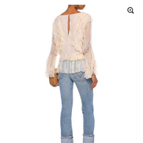 NWT Love Sam ruffle blouse - Picture 3 of 8